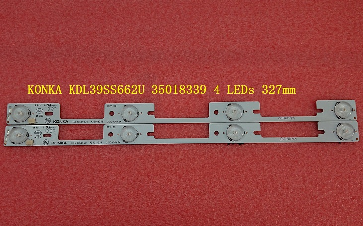 20 Pieces*4 LEDs*6V LED backlight bar for KONKA KDL39SS662U 35018339 327mm